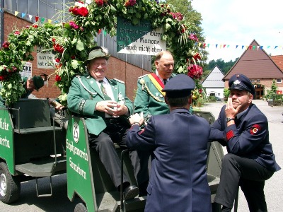 Fritz (Fitte) M&uuml;ller, Werner Ott, Heinrich Mische und Daniel Sijben